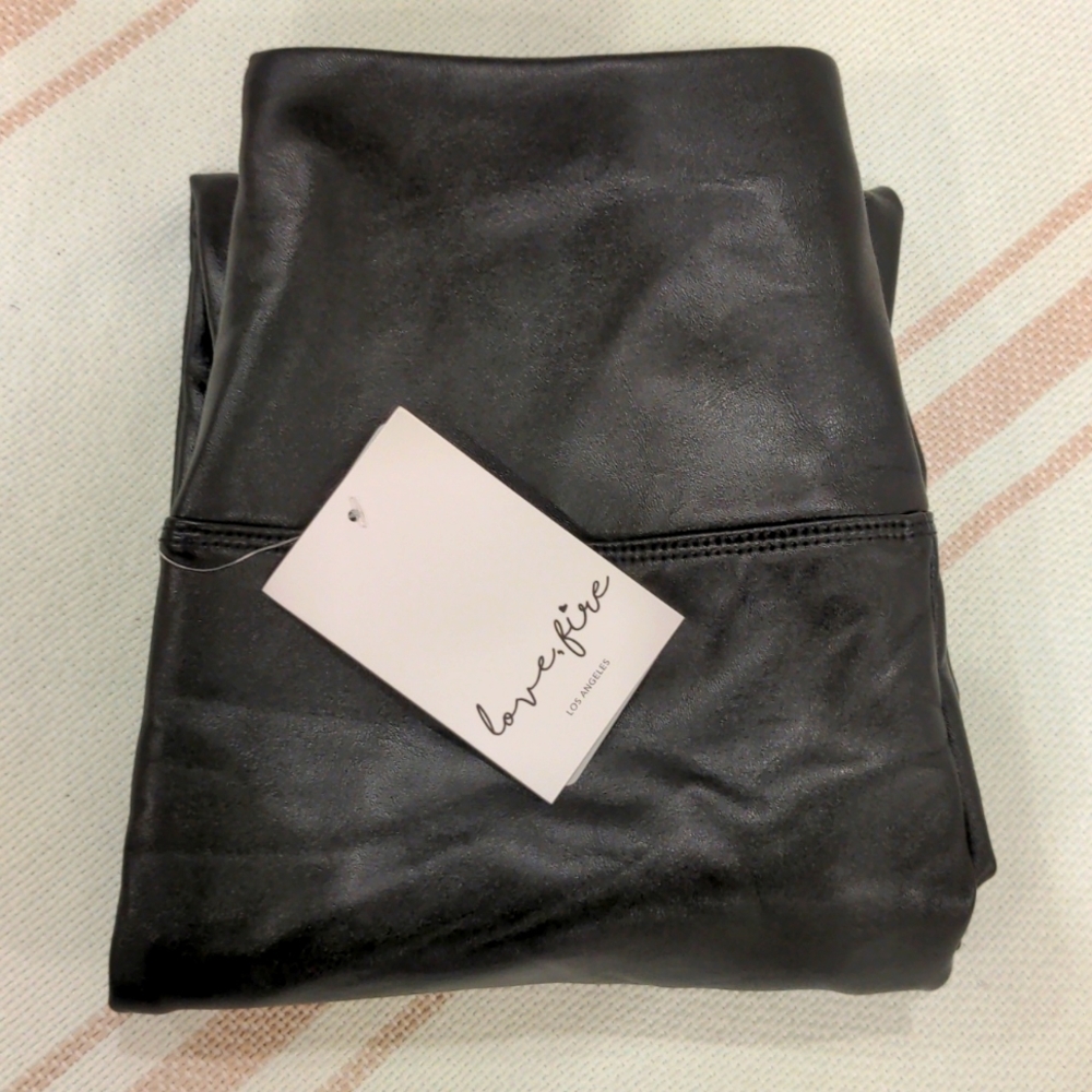 EUC Nordstrom brand faux leather pants